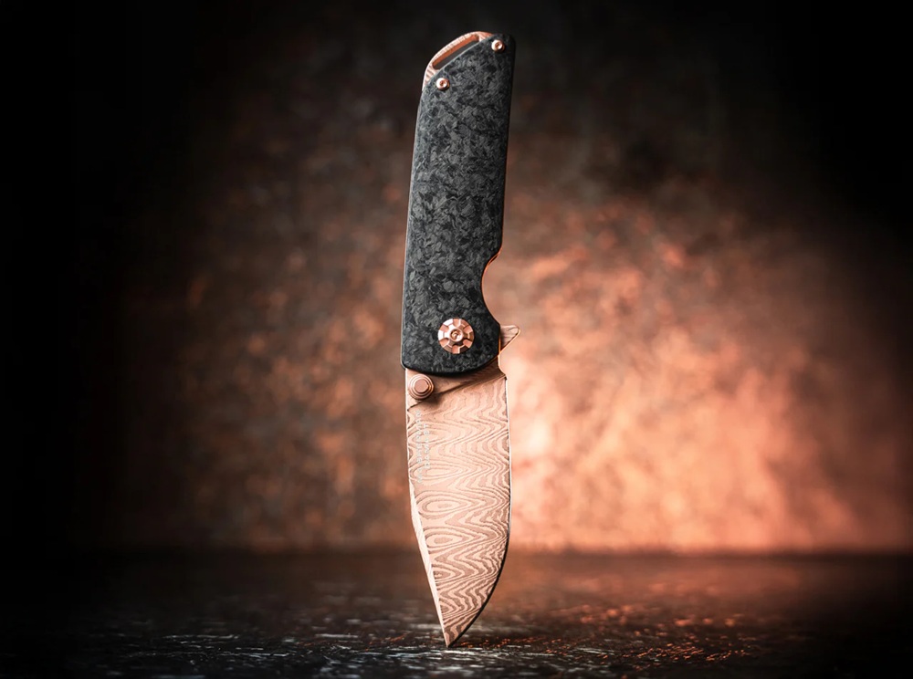 Boker Solingen M4 Sherman Damast Rose Gold 3