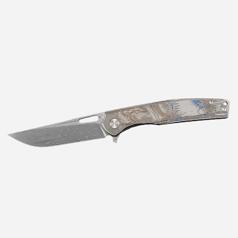 CH Blast Frame Lock Sliver Ti