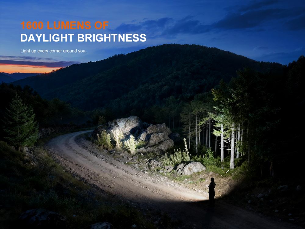 Фенер Fenix E06R Pro RG LED – оранжев 20