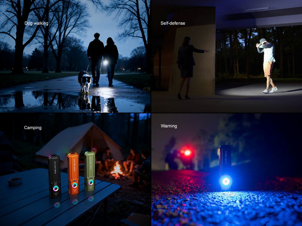 Фенер Fenix E06R Pro RG LED – оранжев 22