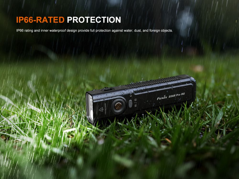 Фенер Fenix E06R Pro RG LED – оранжев 23