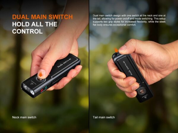 Fenix E06R Pro RG LED Rechargeable Torch, 3200 lumens, orange » Arms-Bg Оръжеен Магазин