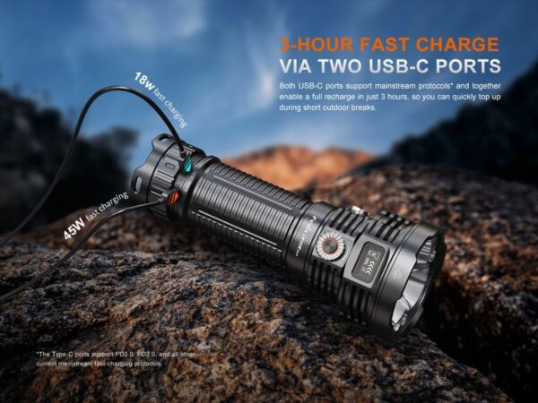 Заряден фенер Фенер Fenix LR50R V2.0 18,000 лумена 846 м » Arms-Bg Оръжеен Магазин