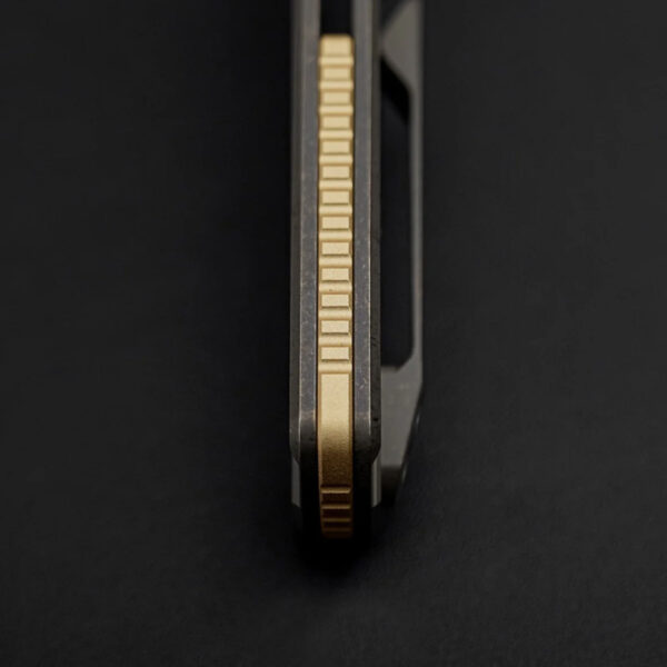 Нож Vosteed Porcupine TiSlim S90V Titanium Brasswash » Arms-Bg Оръжеен Магазин