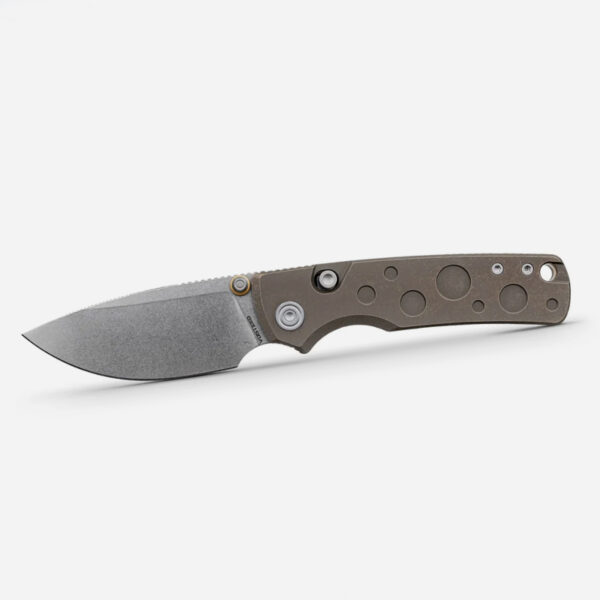 Нож Vosteed Porcupine TiSlim S90V Titanium Brasswash » Arms-Bg Оръжеен Магазин