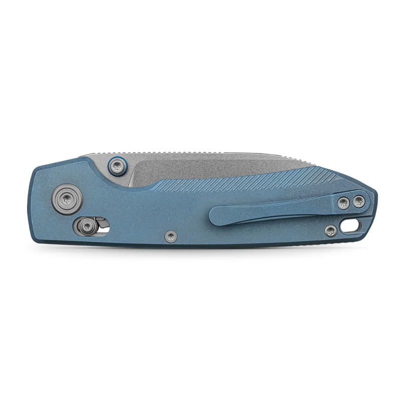 Нож Vosteed Raccoon TiSlim 154CM Titanium Blue-Stonewash