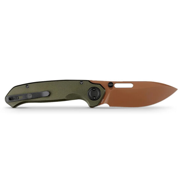 Нож Vosteed Zander S35VN Aluminum Olive Green-Copper Dune » Arms-Bg Оръжеен Магазин