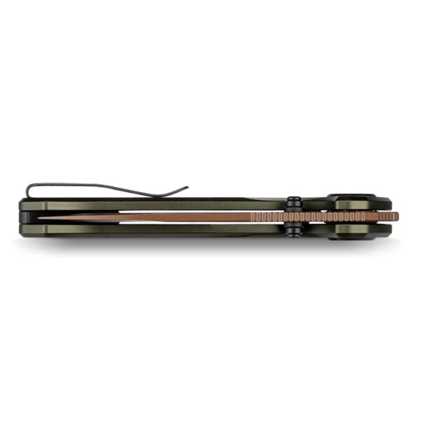 Нож Vosteed Zander S35VN Aluminum Olive Green-Copper Dune » Arms-Bg Оръжеен Магазин