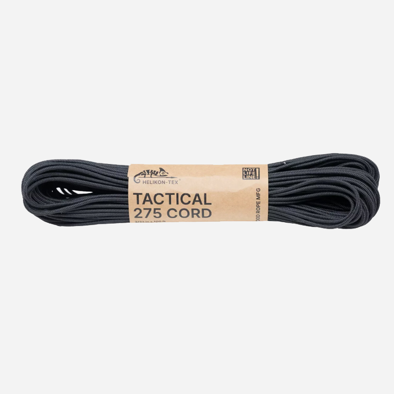Тактическо въже Helikon-tex 275 Cord Black 30м Тактическо въже Helikon-tex 275 Cord Black 30м
