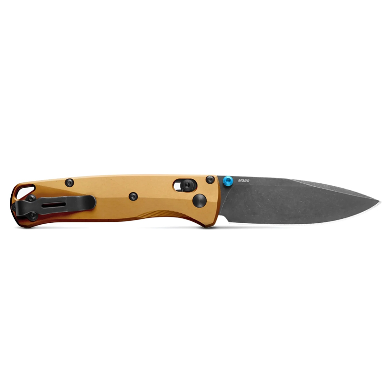 Benchmade Bugout Burnt Brass Aluminum 3