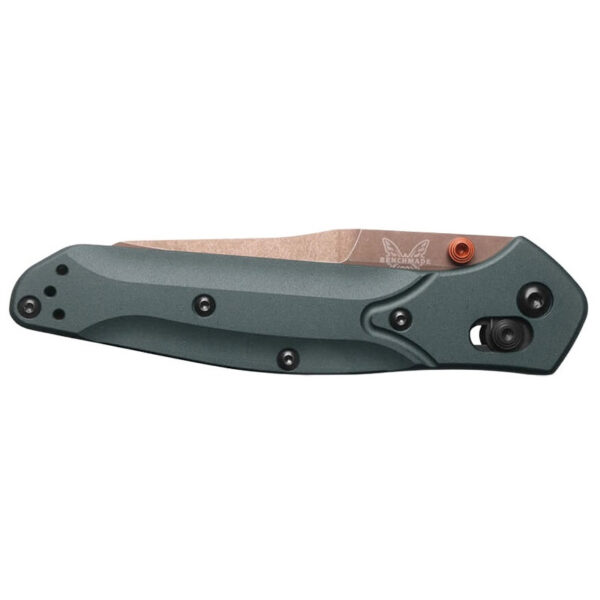 Нож Benchmade Osborne S90V Aluminum Taiga Green Reverse Tanto » Arms-Bg Оръжеен Магазин