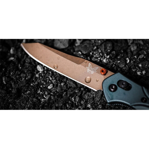 Нож Benchmade Osborne S90V Aluminum Taiga Green Reverse Tanto » Arms-Bg Оръжеен Магазин
