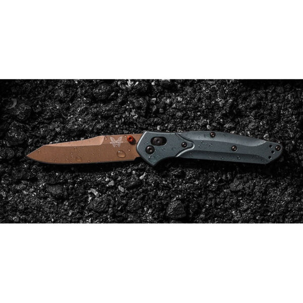 Нож Benchmade Osborne S90V Aluminum Taiga Green Reverse Tanto » Arms-Bg Оръжеен Магазин
