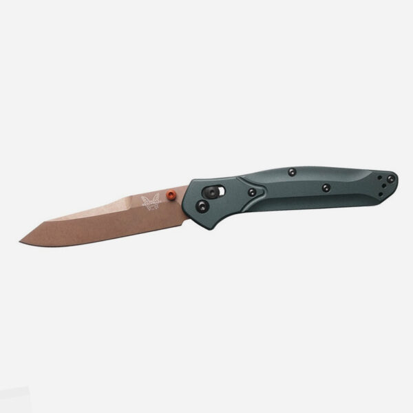 Нож Benchmade Osborne S90V Aluminum Taiga Green Reverse Tanto » Arms-Bg Оръжеен Магазин