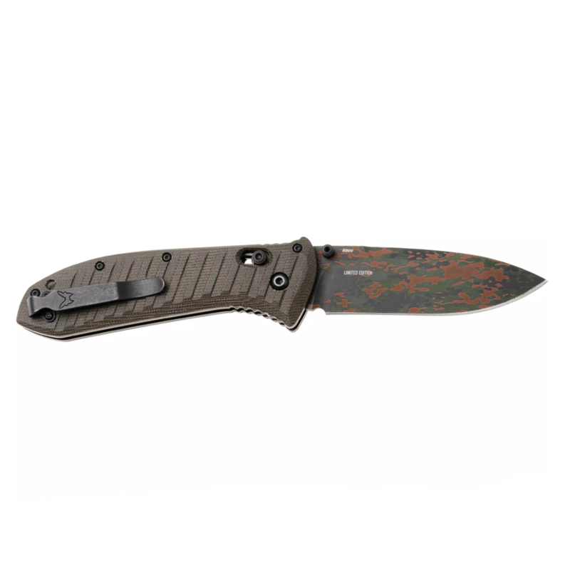 Benchmade Presidio 2 570CAMO 2601 2026 Shot Show Limited Edition Flecktarn Camo Cerakote 2