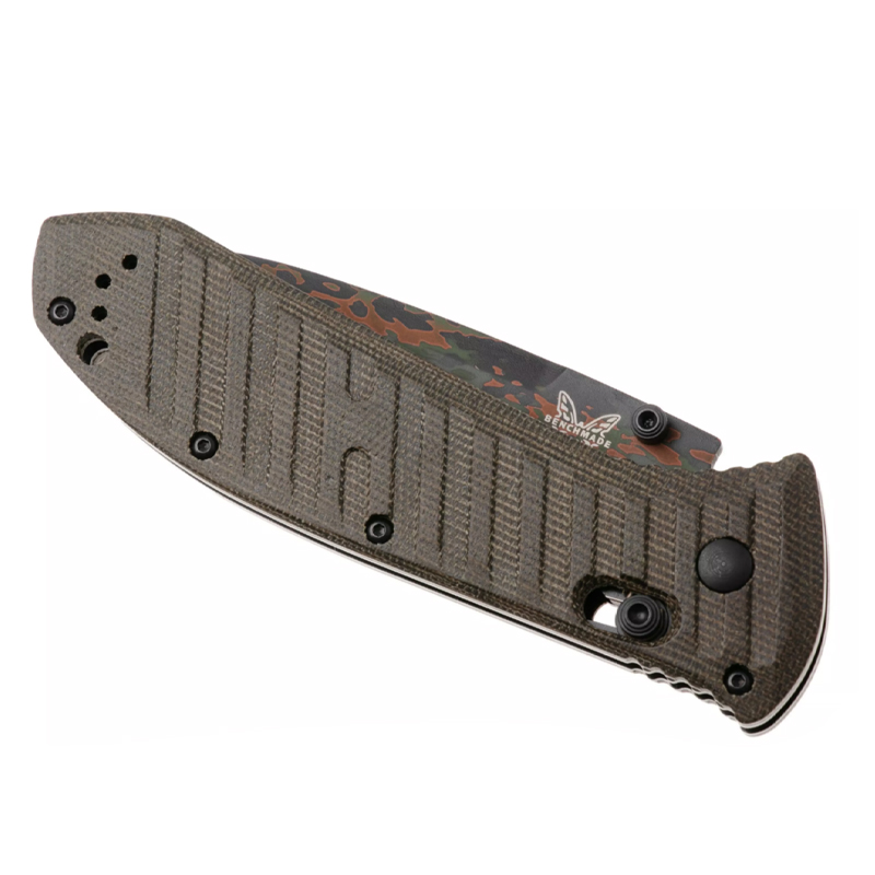 Benchmade Presidio 2 570CAMO 2601 2026 Shot Show Limited Edition Flecktarn Camo Cerakote 4
