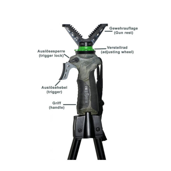 Fierydeer Shooting Stand – Monopod GEN.3 – 165 cm » Arms-Bg Оръжеен Магазин