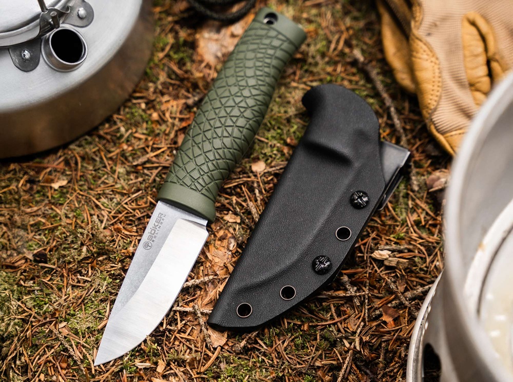 Туристически нож Boker Solingen Bronco Mini CPM3V Green 4