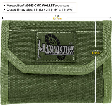 Maxpedition CMC OD Green Wallet – Maxpedition CMC Wallet