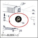Резервна част Glock Slide Cover Plate