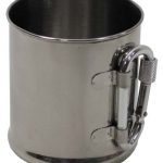 Чаша неръждаема стомана с карабинер Max Fuchs .200ml