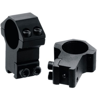 Скоби Leapers за оптика 1″ и база 11мм, Високи, 4 Винта