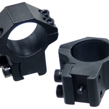 Скоби Leapers за оптика 1″ и база 11мм, Средни, 4 Винта