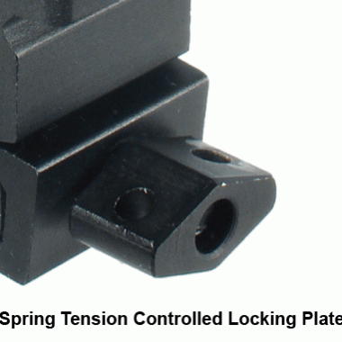 Leapers Pro Max scope clamps 1″ and Weaver base, Low Profile