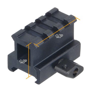 Повдигащ Weaver монтаж Leapers Висок Профил Три Слота