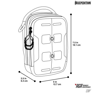 Maxpedition CAP™ Compact Admin Pouch Tan