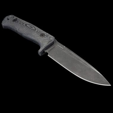 Knife LionSteel T5 Micarta Niolox Black Blade