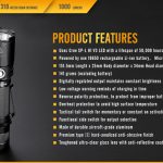 Заряден Фенер за лов Fenix TK20R 1000 Лумена