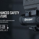 Пистолетен фенер с IR лазерен целеуказател Olight BALDR IR 1350lm