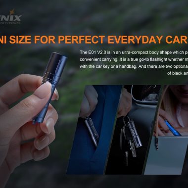 Фенер Fenix E01 V2.0 100 Лумена Blue