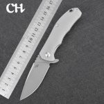 Нож CH KNIVES 3504S-SL D2 Titanium Grey