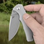 Нож CH KNIVES 3504S-SL D2 Titanium Grey