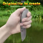 Нож CH KNIVES 3504S-SL D2 Titanium Grey