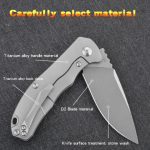 Нож CH KNIVES 3504S-SL D2 Titanium Grey