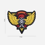 Пач 3D PVC Spetsnaz skull yellow #9060