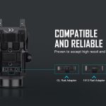 Пистолетен фенер с лазерен целеуказател Olight BALDR S 800lm. Desert TAN