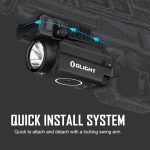 Пистолетен фенер с лазерен целеуказател Olight BALDR S 800lm. Desert TAN