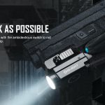 Пистолетен фенер с лазерен целеуказател Olight BALDR S 800lm. Desert TAN