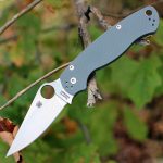 Knife Spyderco Para-Military 2 G-10 Dark Gray MAXAMET