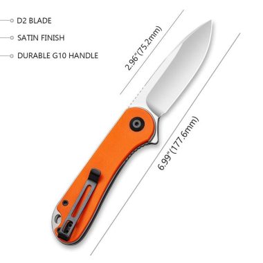 Нож Civivi Elementum D2 G10 Orange