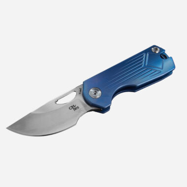 CH KNIVES Toad D2 Titanium Blue Knife