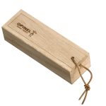 Opinel knife N°08 Ellipse stainless steel, ebony wood handle