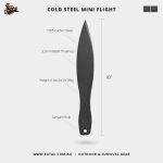 Нож за хвърляне Cold Steеl MINI FLIGHT SPORT