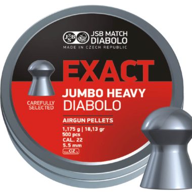 Чашки JSB Diabolo Exact Jumbo Heavy 5.52 мм 500 бр- Pellet JSB