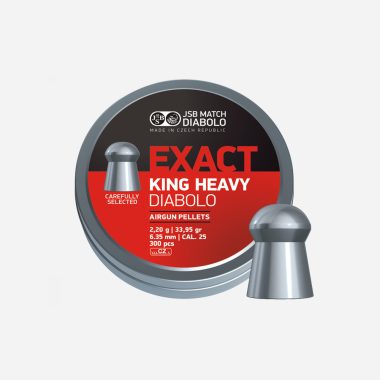 Чашки JSB Diabolo Exact King Heavy 6.35мм 150бр 2.2гр