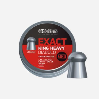 Чашки JSB Diabolo Exact King Heavy 6.35мм 300бр 2.2гр